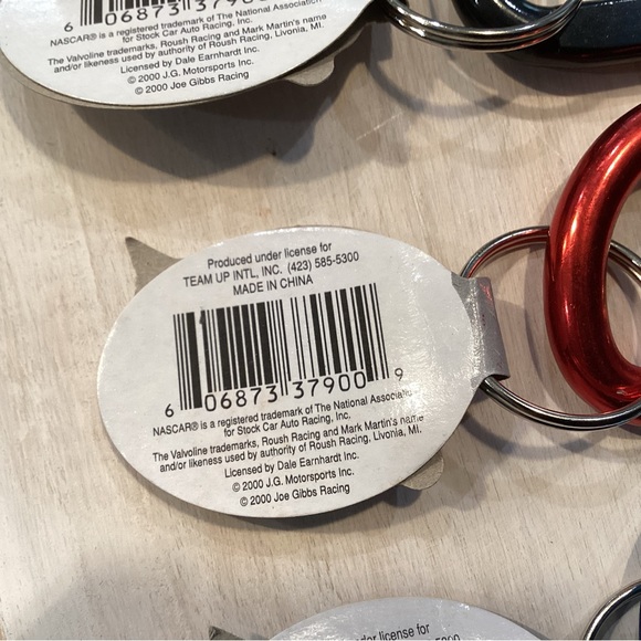 Vintage - NWT - 5 NASCAR Key Clips - Gordon - Dale Sr & Jr - Labonte & Stewart - Picture 4 of 5